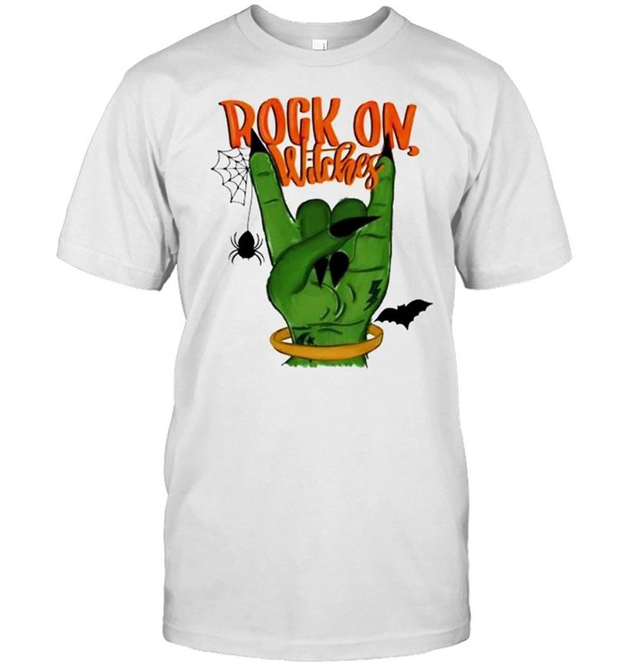 Rock On Witches Halloween Shirt
