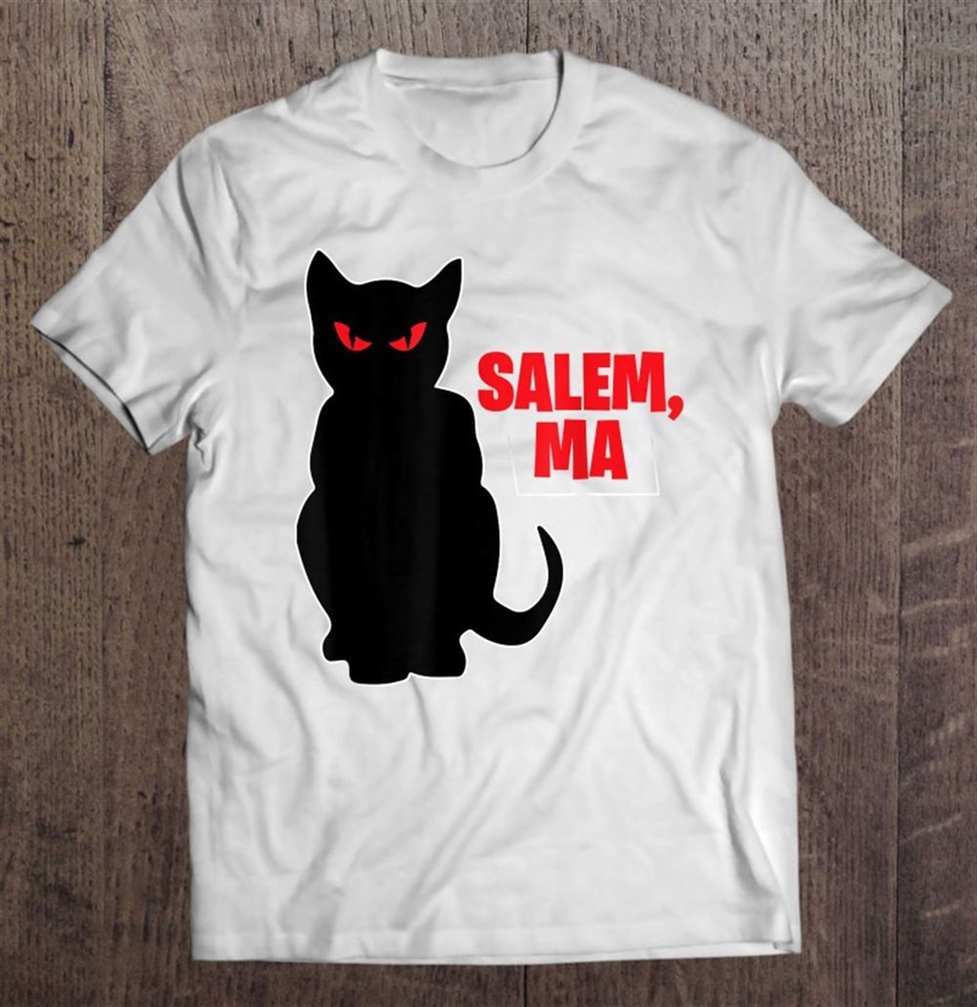 Salem Massachusetts Black Cat Halloween Gift