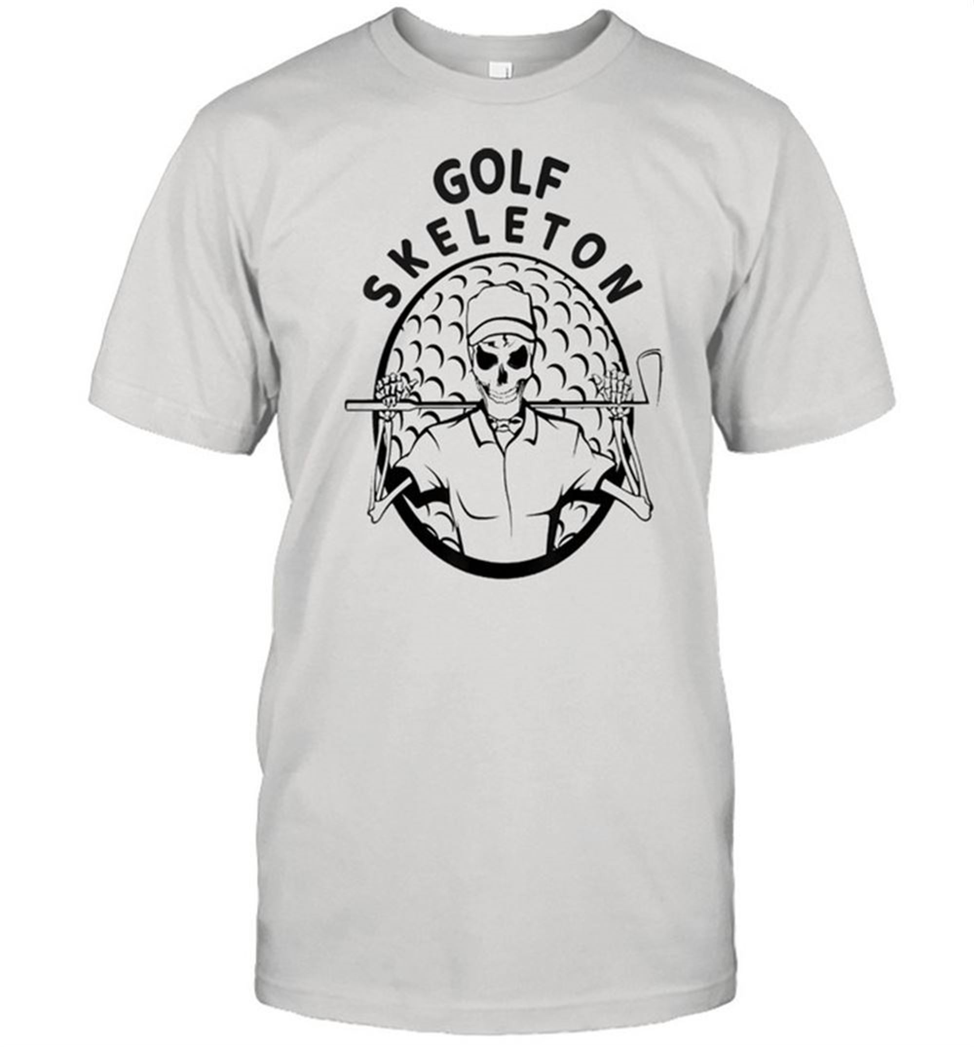Skeleton Golfer Halloween Golfing Shirt