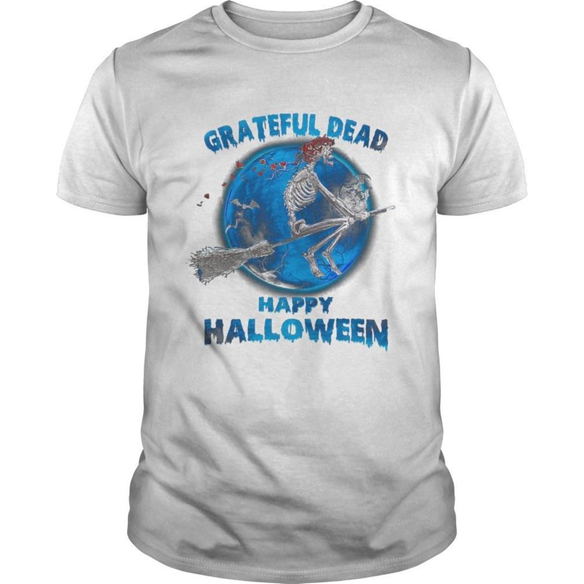 Skeleton Witch Grateful Dead Happy Halloween Shirt