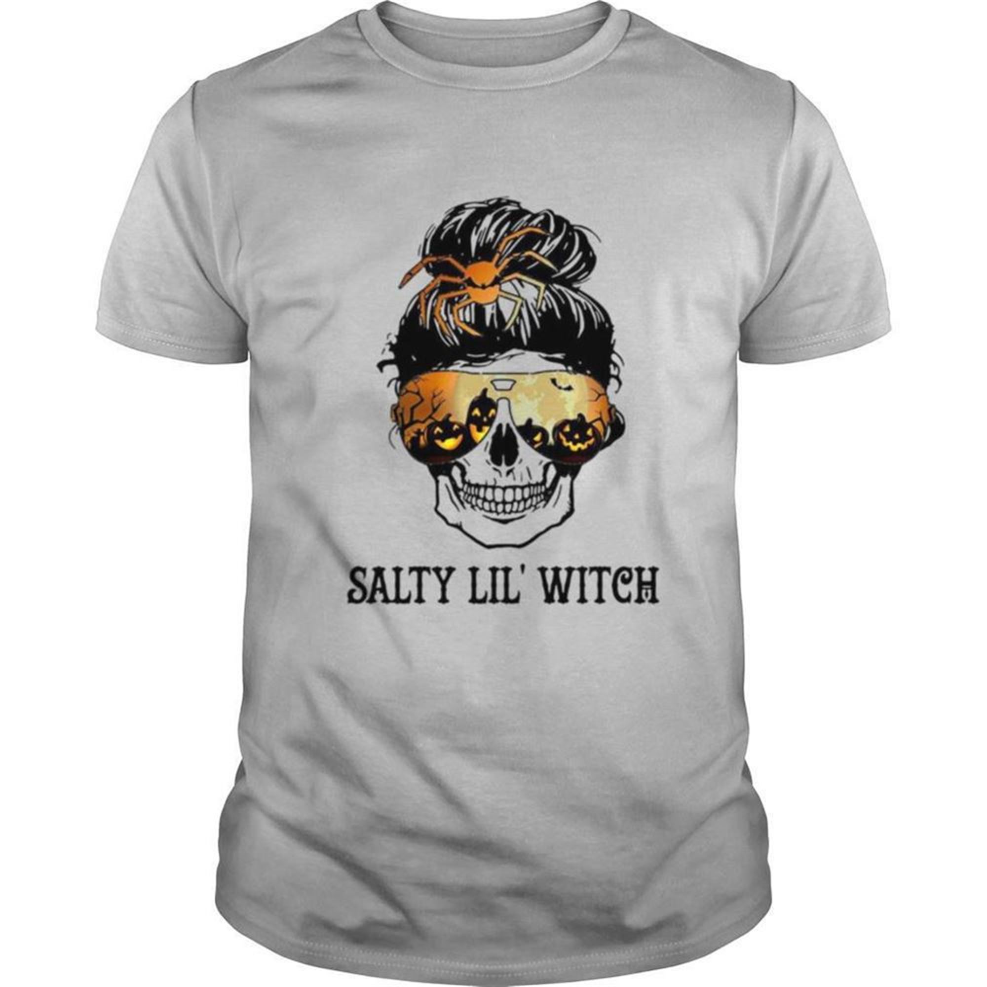 Skull Salty Lil Witch Halloween Shirt
