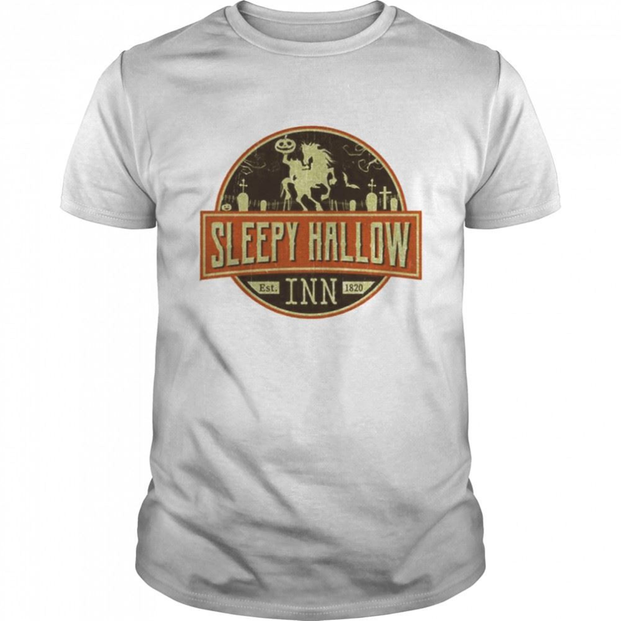 Sleepy Hollow Inn Halloween Headless Horseman Langarm Shirt