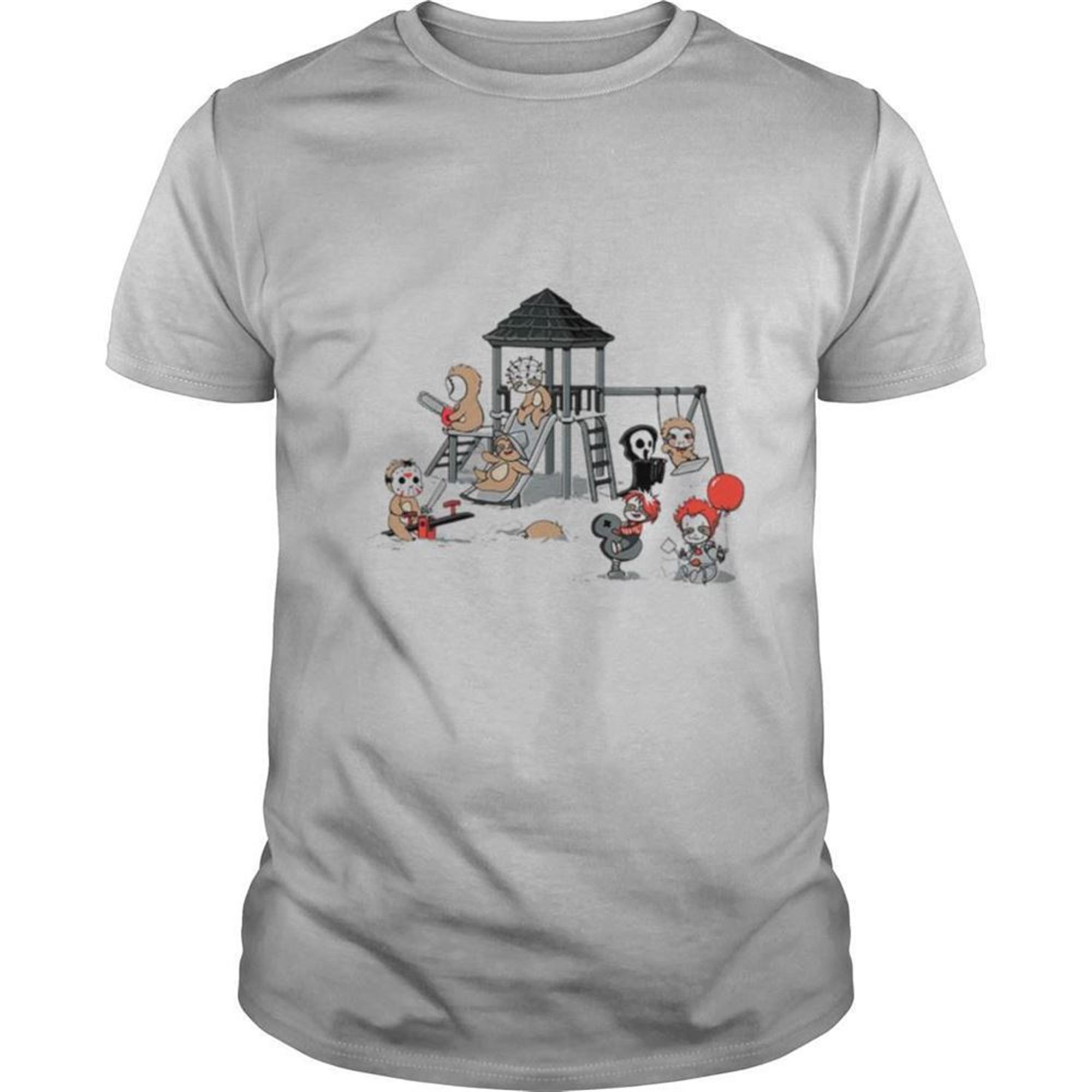 Sloth Horror Movie Characters Halloween Shirt