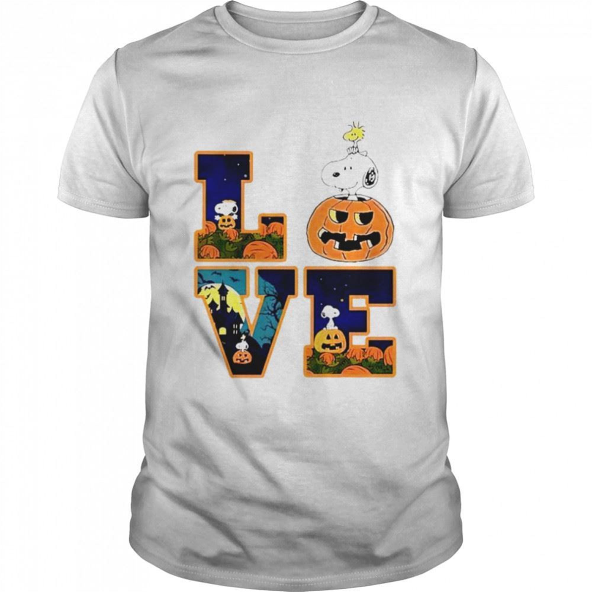 Snoopy Love Halloween Night With Snoopy Shirt