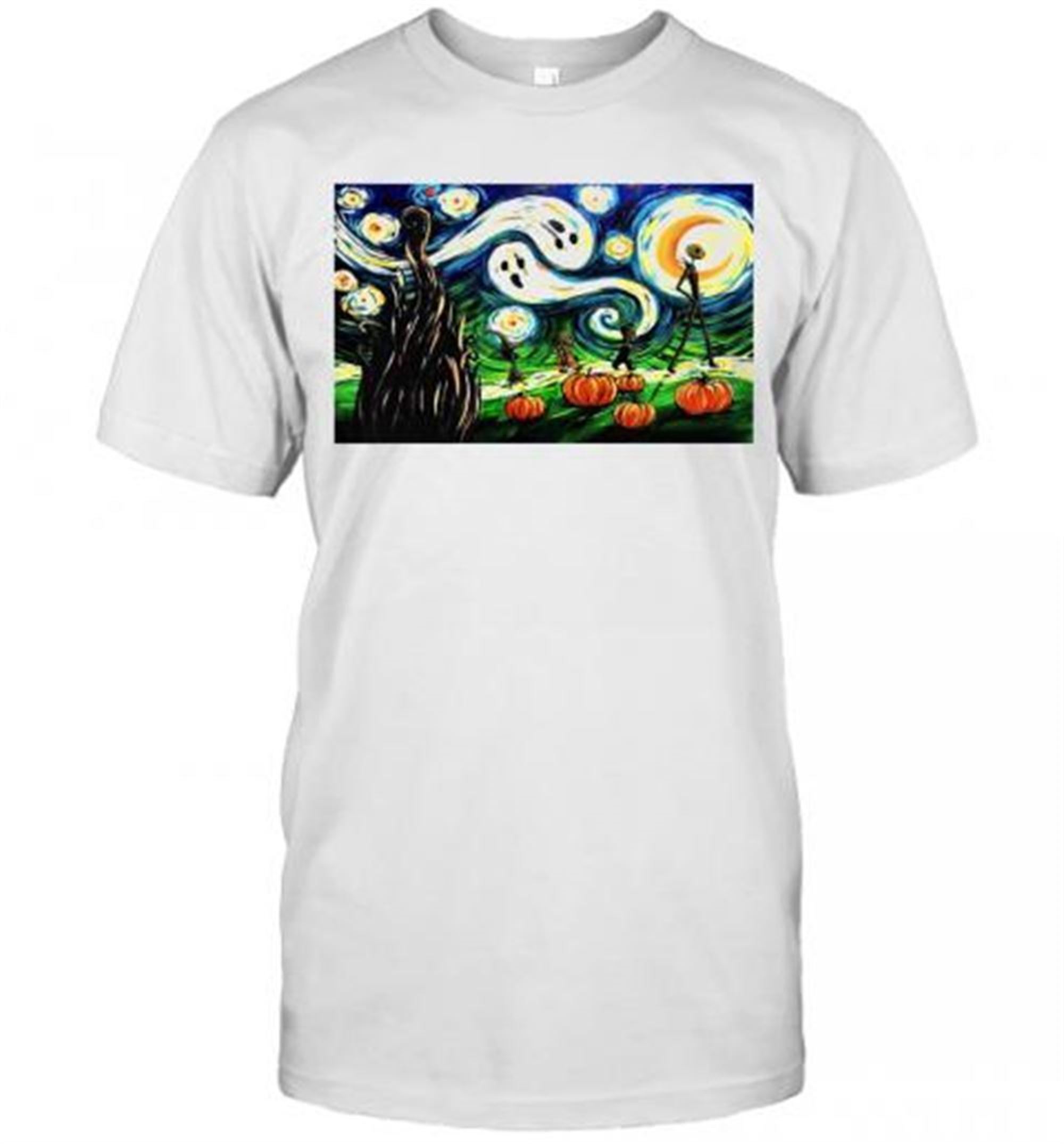 Starry Night Halloween T-shirt