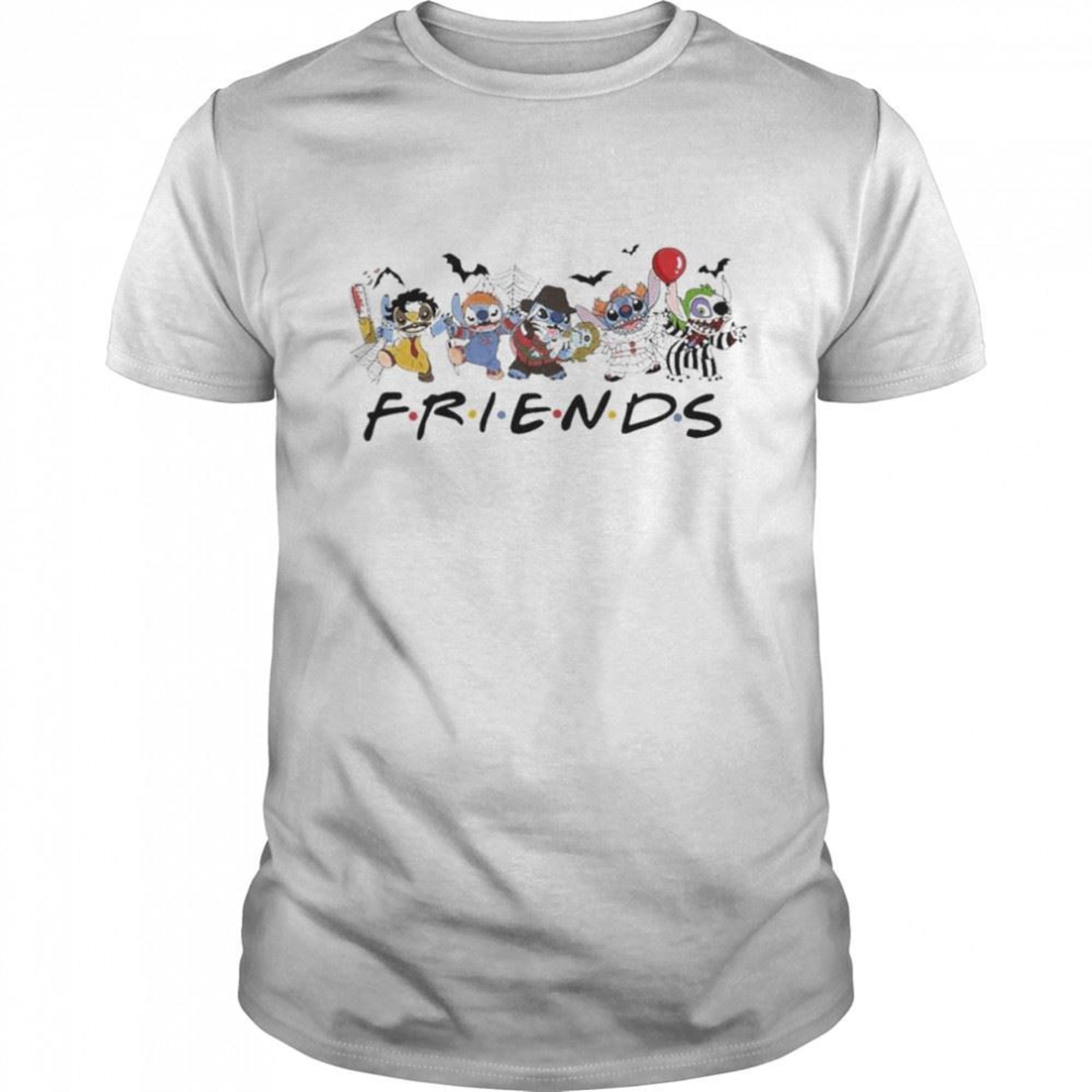 Stitch Friends Horror Film Halloween Shirt