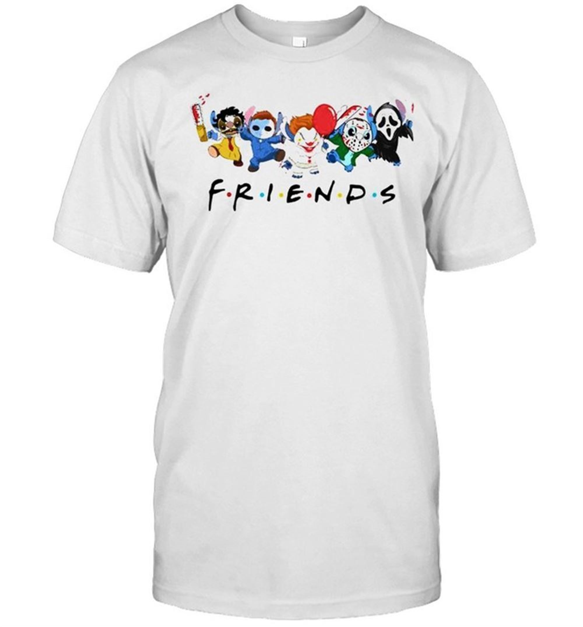 Stitch Mashup Horror Halloween Friends Shirt