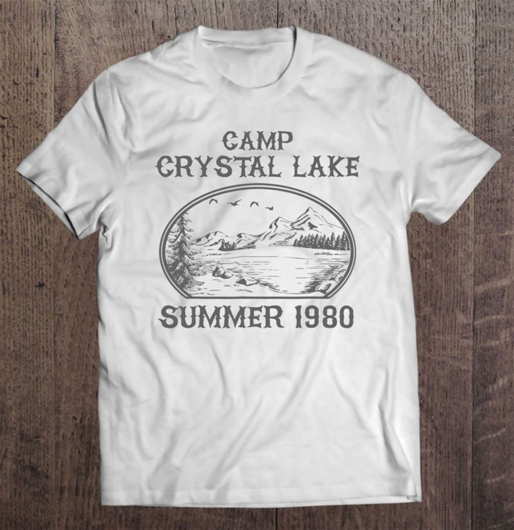 Summer Camp Retro 1980 Crystal Clear Lake Halloween