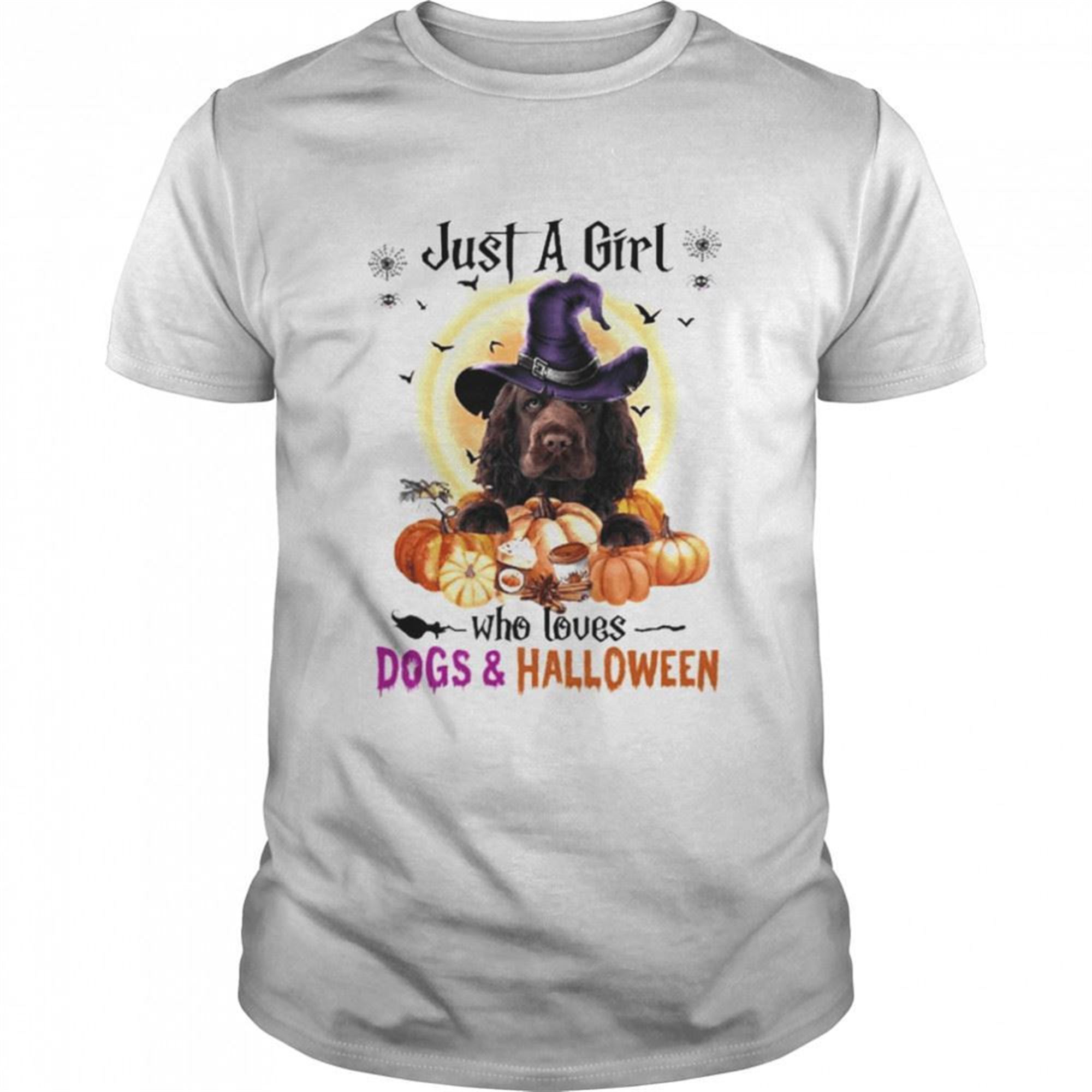 Sussex Spaniel Just A Girl Who Loves Dogs And Halloween Shirt