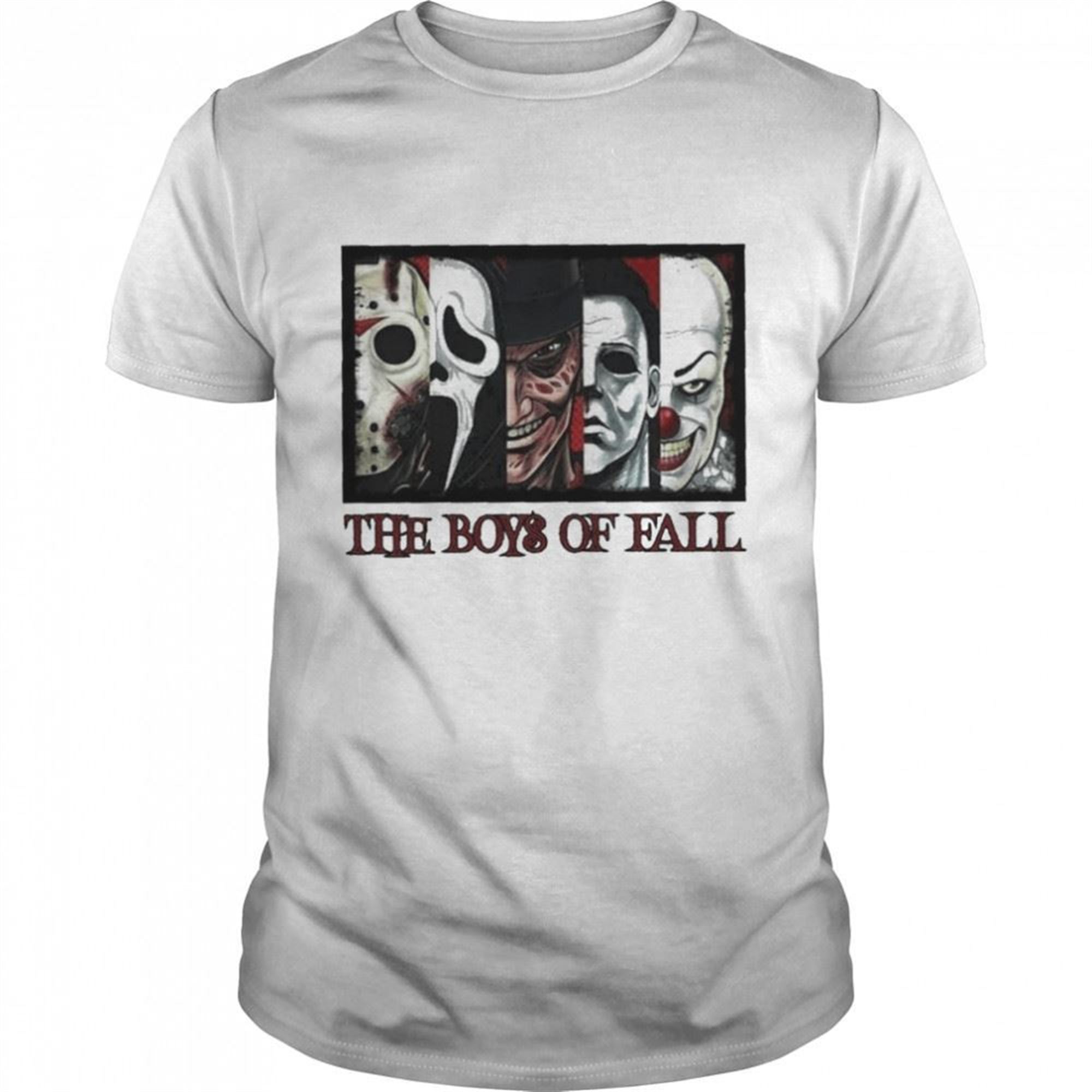 The Boys Of Fall Halloween Horror Movie Shirt