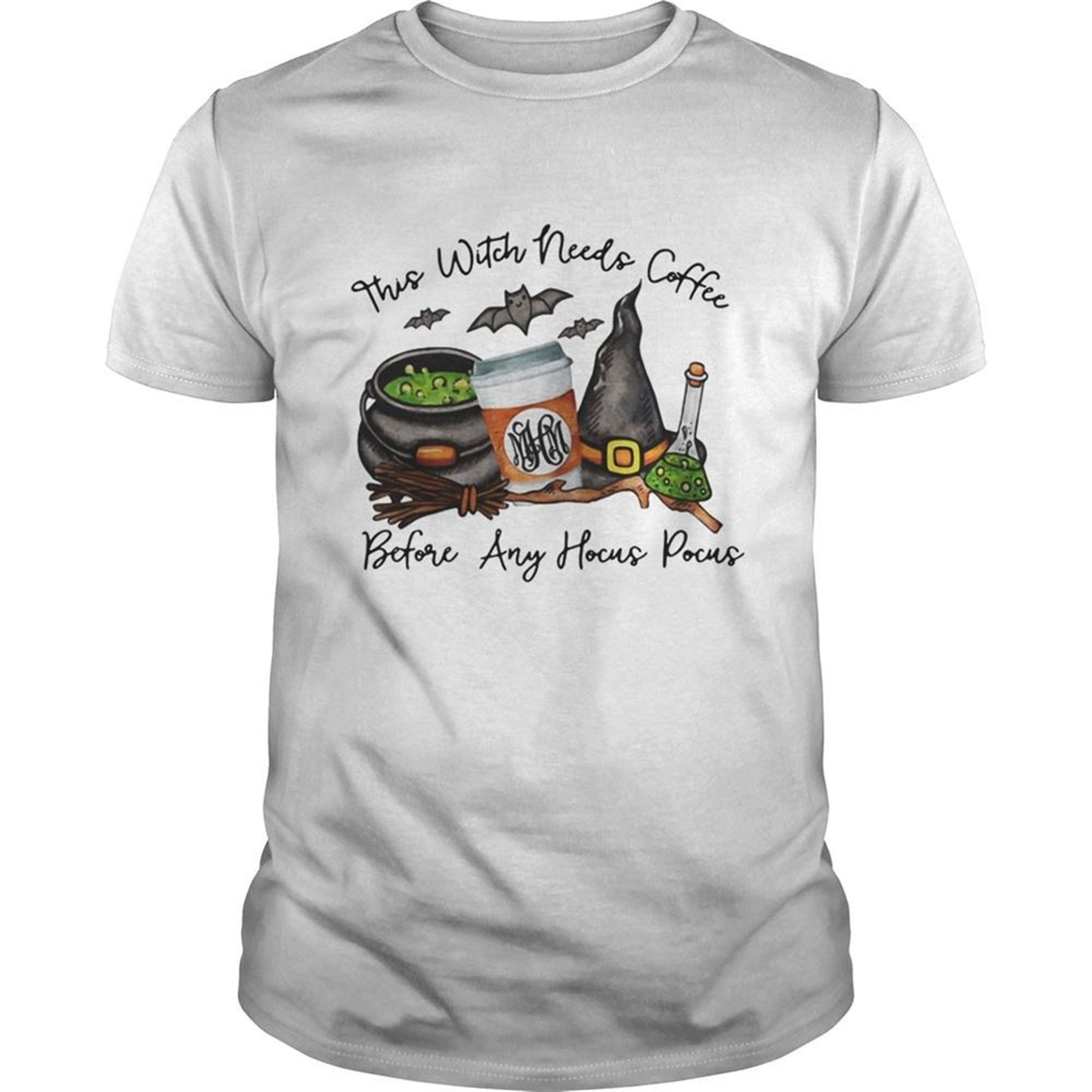 This Witch Needs Coffee Before Any Hocus Pocus Halloween Shirt