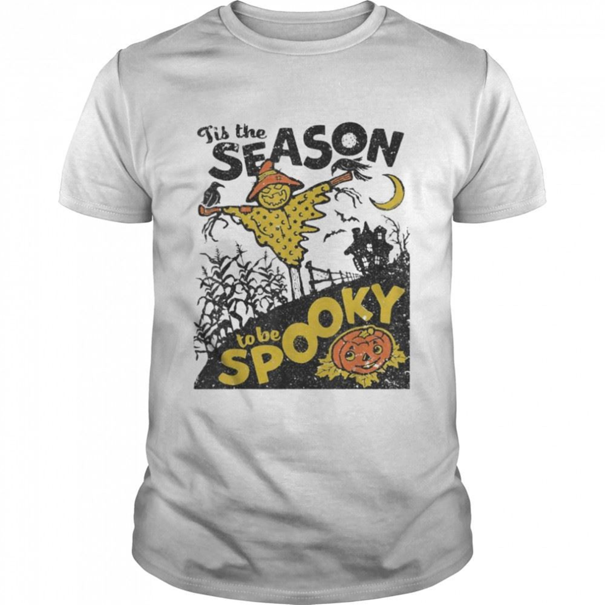 Tis The Season To Be Spooky Pumpkin Patch Halloween T-shirt