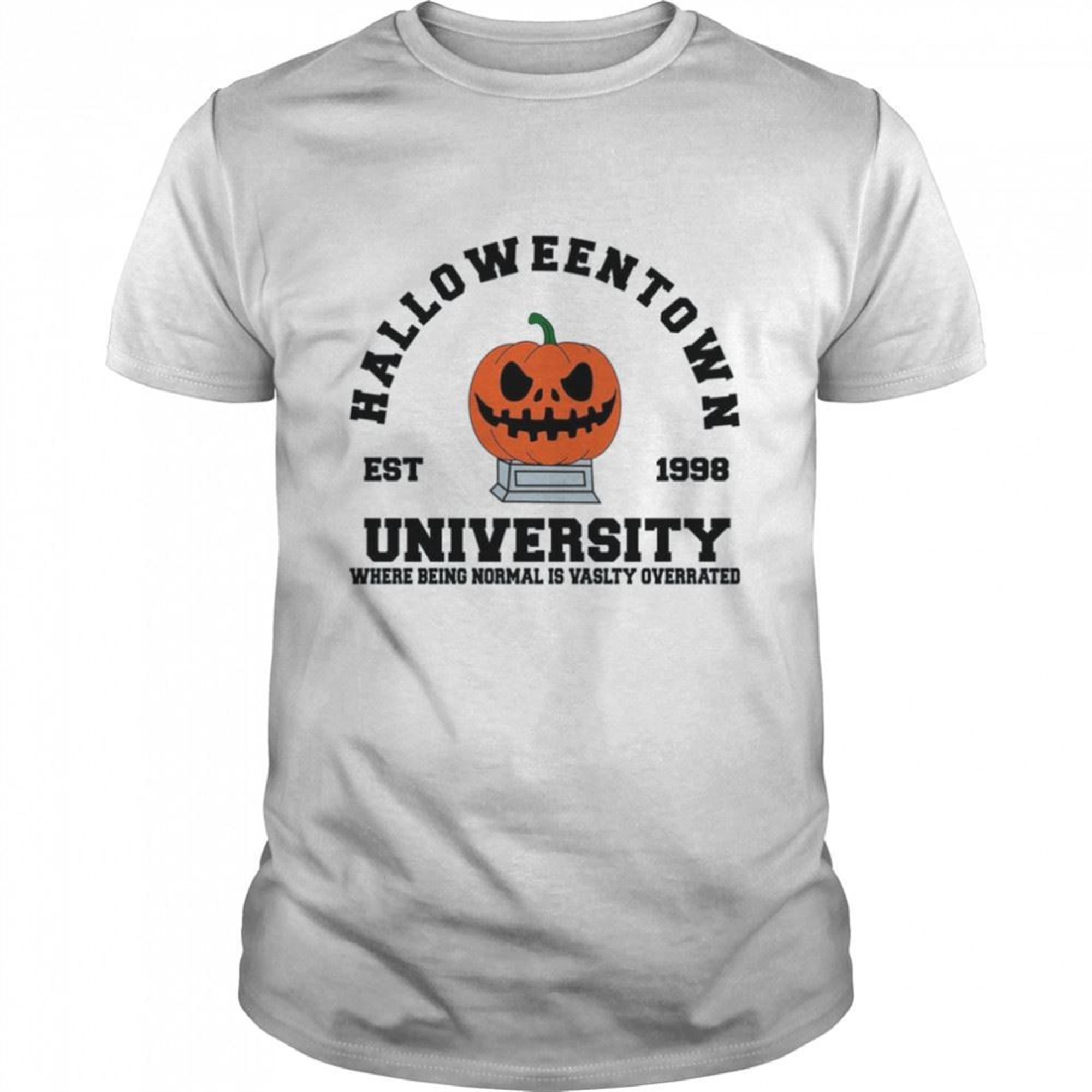 Town Party University Fall Spooky Vibes Pumpkin Halloween Shirt