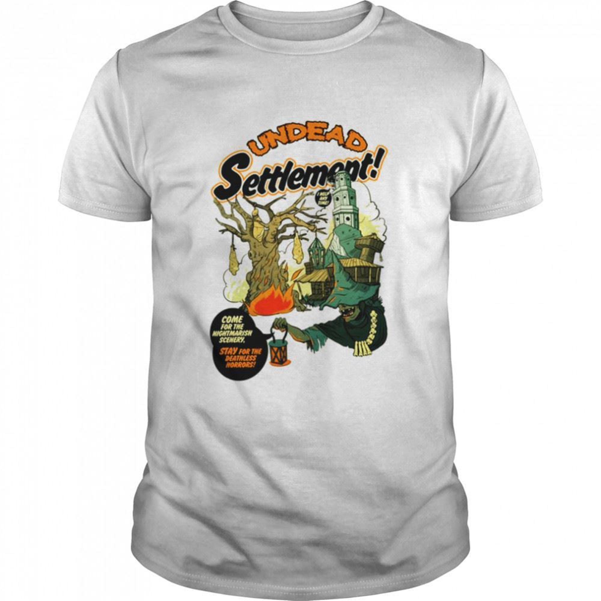 Undead Settlement Halloween Graphic Shirt