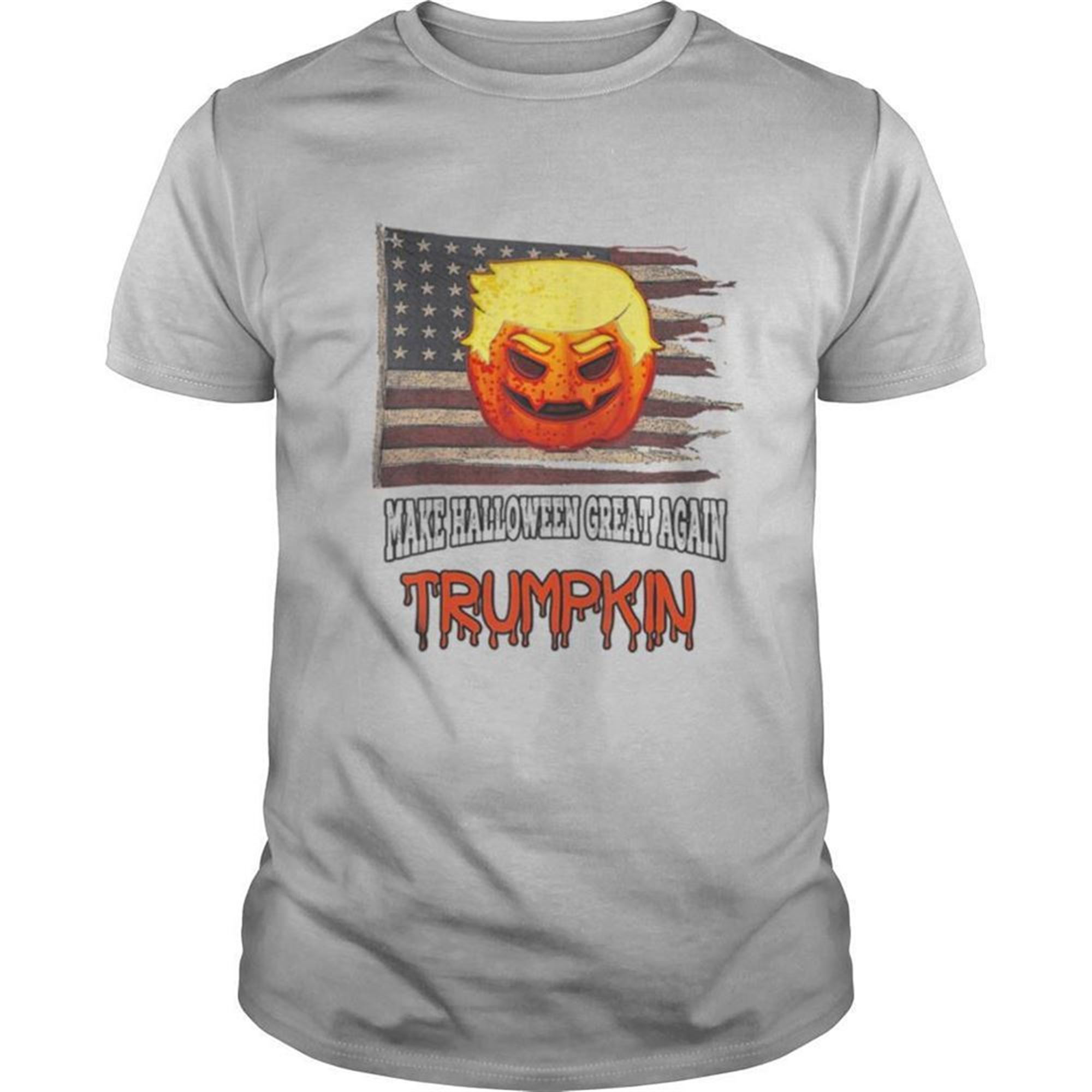 Usa Flag Trumpkin Make Halloween Great Again Shirt