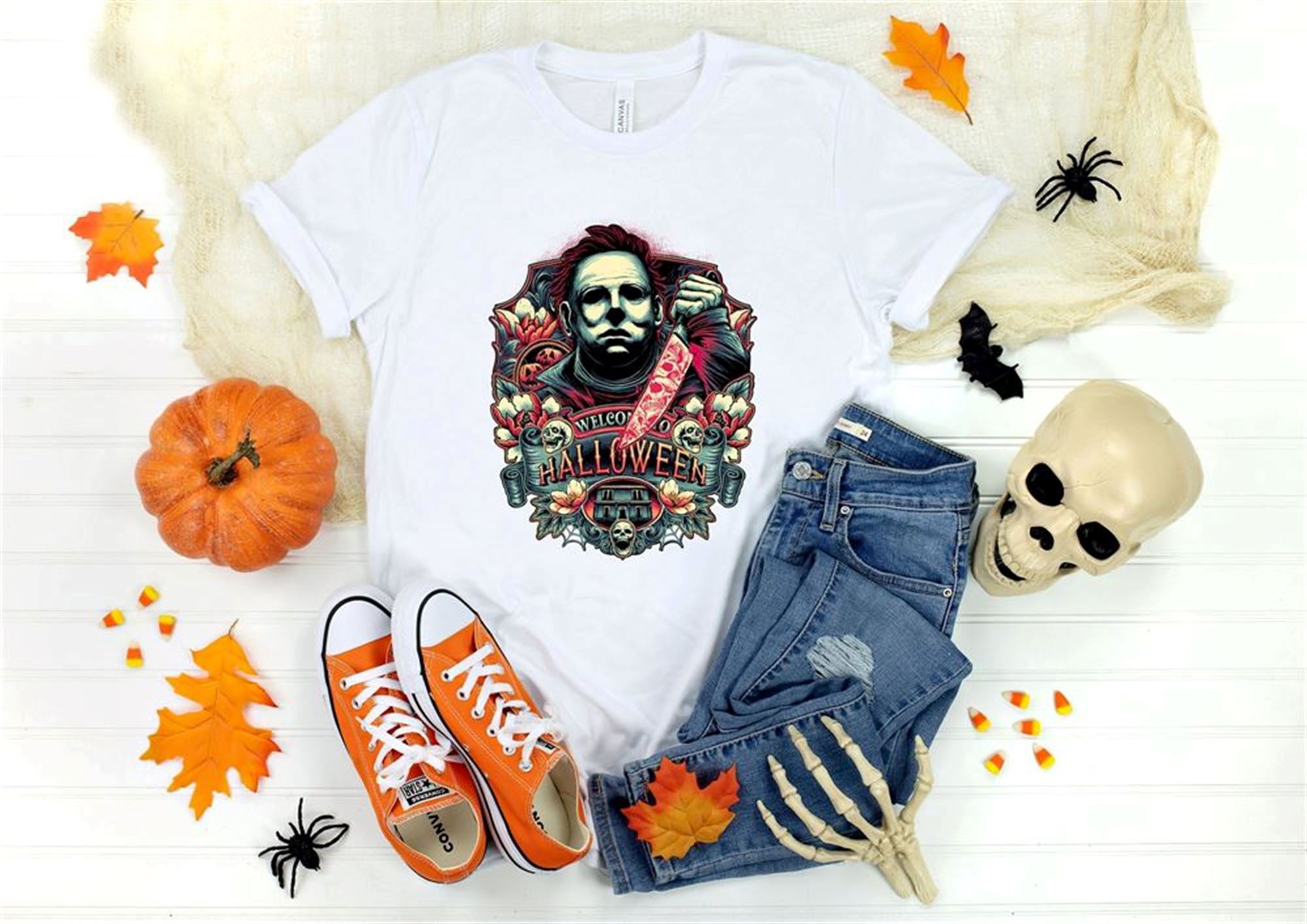 Welcome To Haddonfield Shirt Halloween Shirt Halloween Funny Gift Michael Myers Shirt Gift Welcome To Halloween Shirt Halloween Kills
