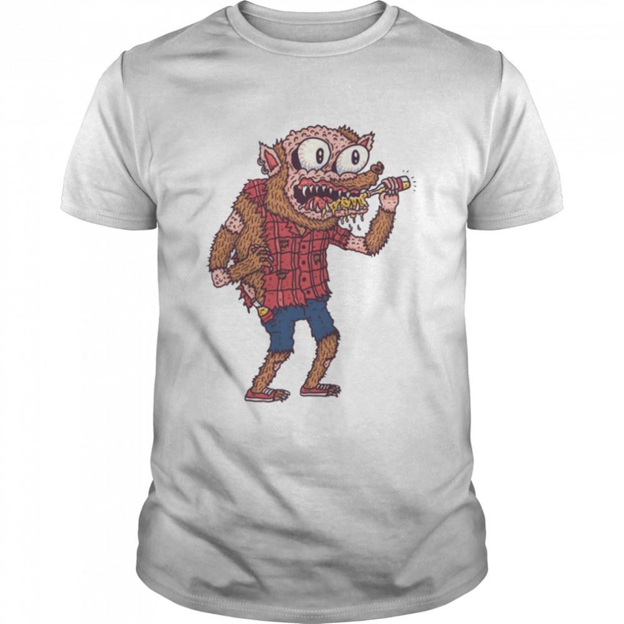 Werewolf Halloween Graphic Shirt