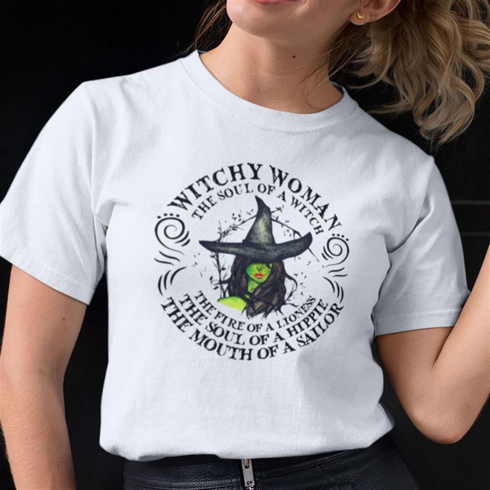 Witchy Woman The Soul Of A Witch Halloween T Shirt