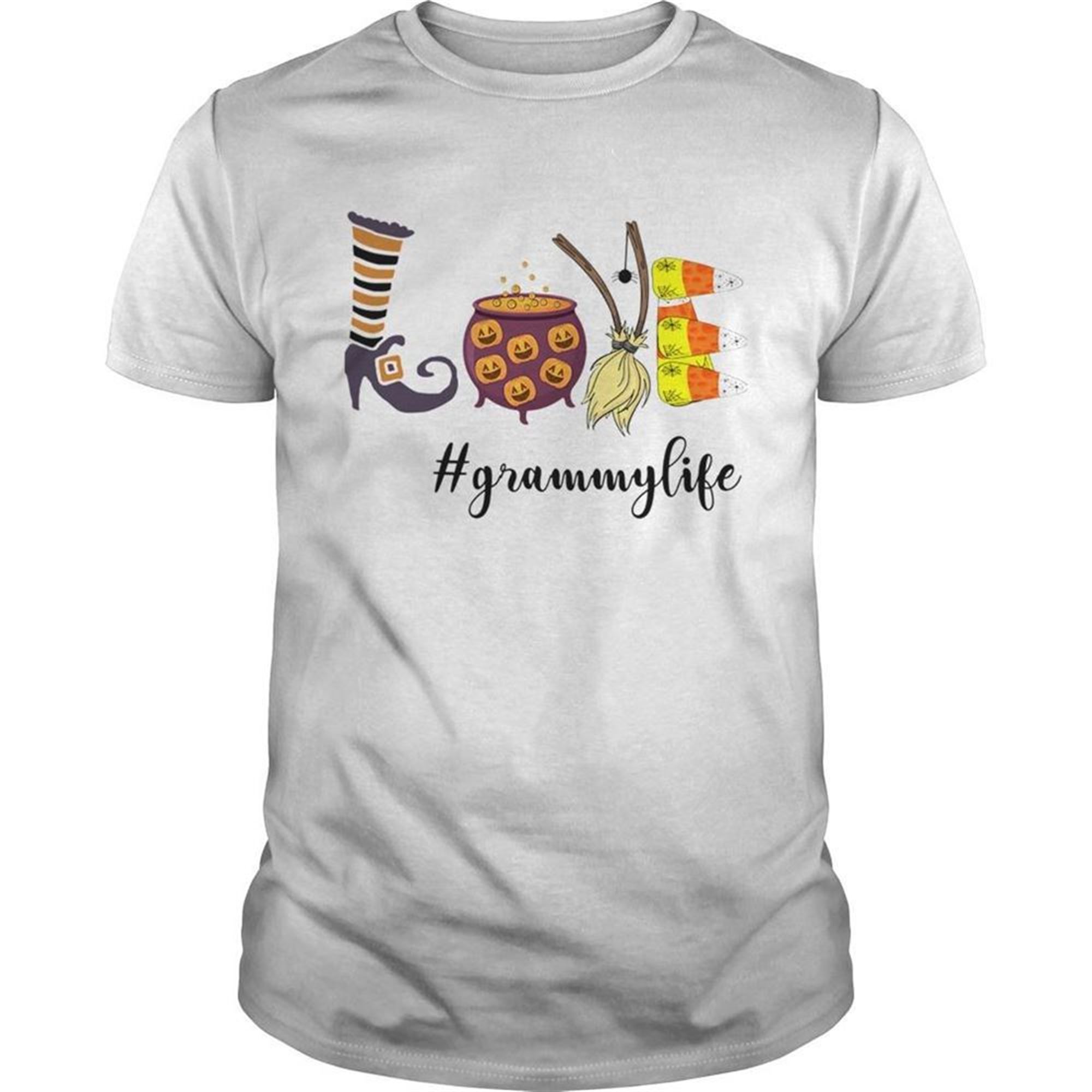 Women Halloween Love Grammylife Grammy Life Tshirt