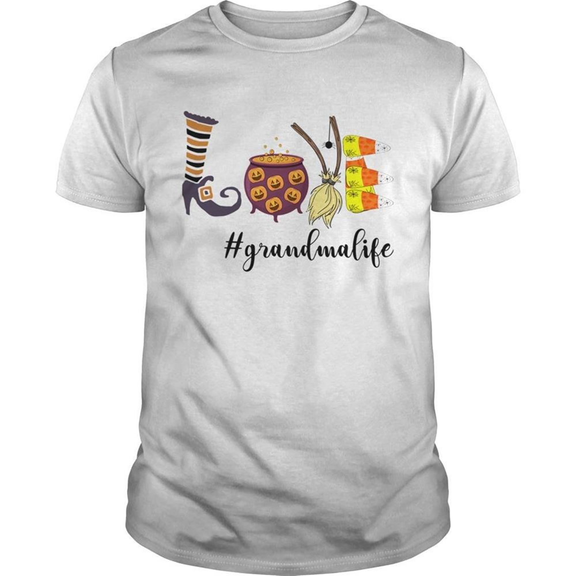 Women Halloween Love Grandmalife Grandma Life Tshirt