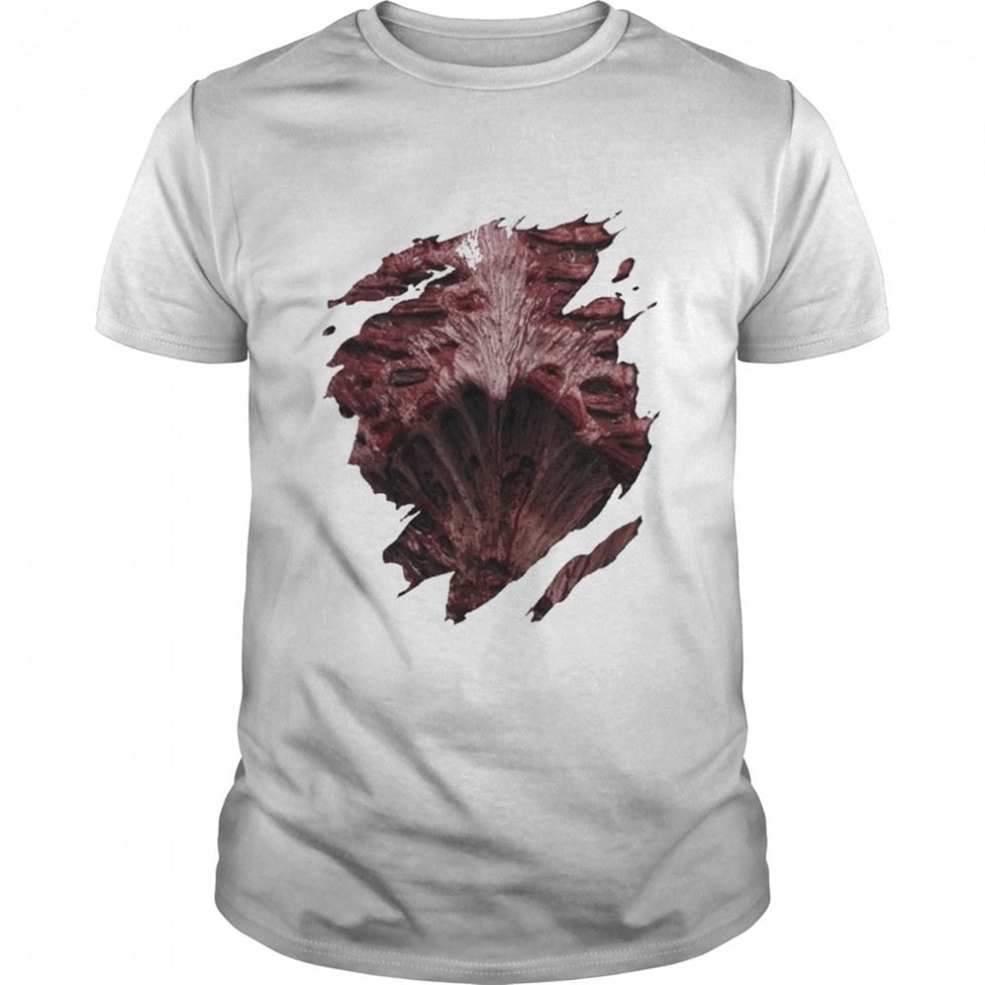 Zombie Chest Bloody Halloween Costume Shirt