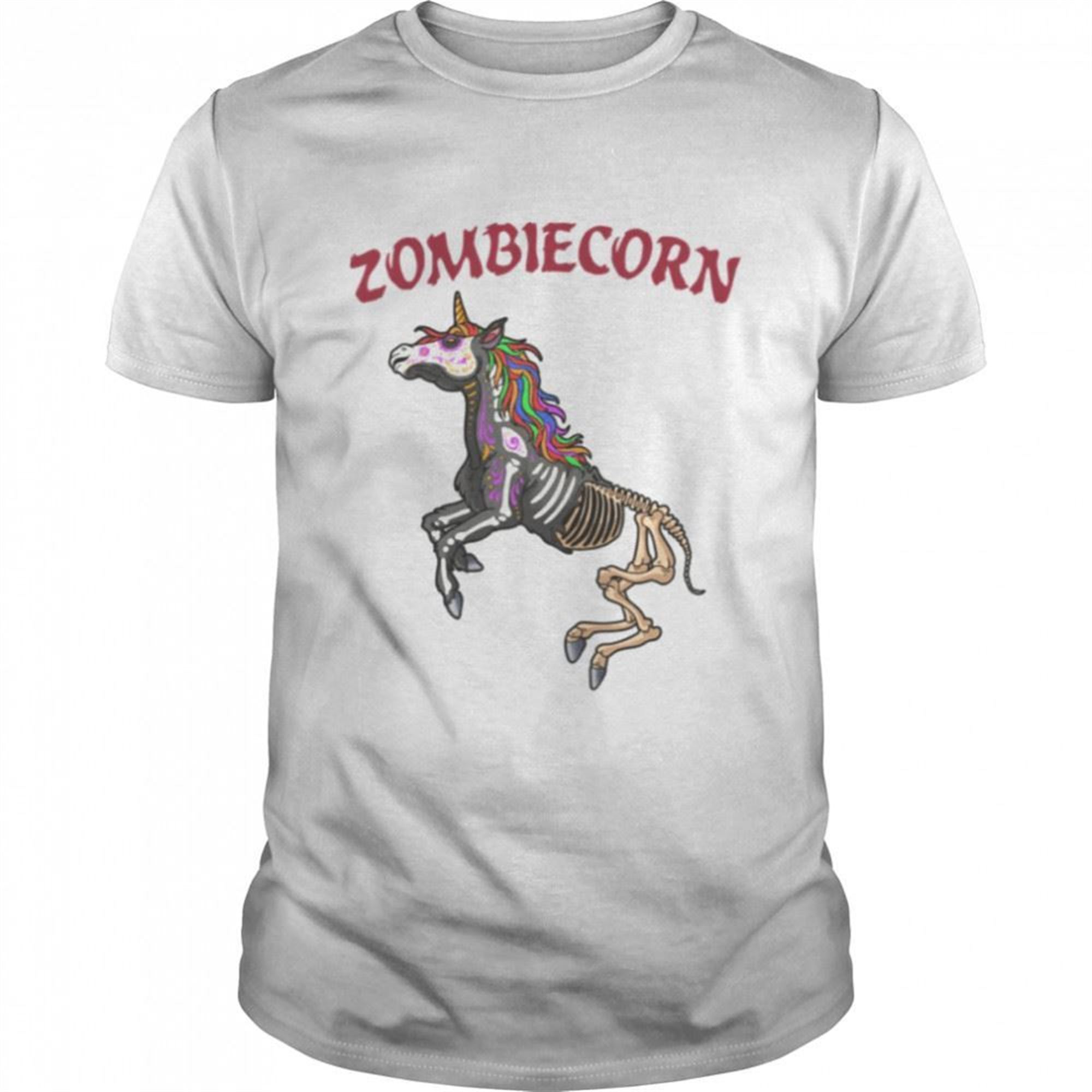 Zombiecorn Zombie Unicorn Halloween Costume Rainbow Undead Shirt